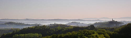 Panorama der Langhe